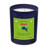 Świece - Świeca zodiakalna sojowa naturalna zapachowa BYK - bezpieczna, ręcznie robiona w szklanym słoiczku na prezent upominek dla osoby ze znakiem zodiaku .. - miniaturka - grafika 1