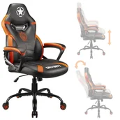 Fotele gamingowe - Fotel gamingowy Call of Duty czarno-pomarańczowy - miniaturka - grafika 1