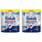 Środki do zmywarek - Finish Quantum Kapsułki do zmywarki Fresh All in 1 zestaw 2 x 100 szt. - miniaturka - grafika 1