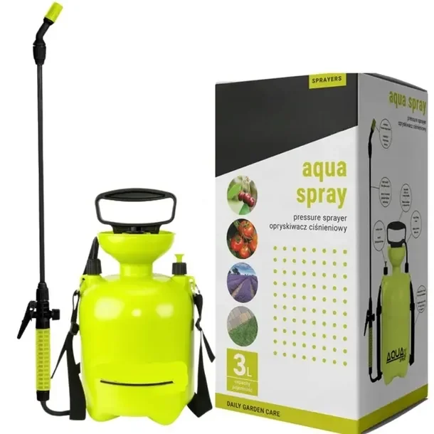 Opryskiwacz Ciśnieniowy Ogrodowy Ręczny Na Pasku 3l +lanca Lime