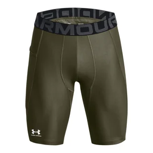 Męskie Spodenki kompresyjne UNDER ARMOUR UA HG ARMOUR LNG SHORTS 1361602-390 – Oliwkowy - Spodenki męskie - miniaturka - grafika 1