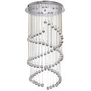 Lampy sufitowe - Searchlight Lampa wisząca Hallway z kryształami, 80 cm - miniaturka - grafika 1