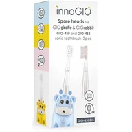 Szczoteczki do zębów - Innogio, Wymienne Główki Do Szczoteczki Giogiraffe & Giorabbit  Gio-450bh 1293 - miniaturka - grafika 1