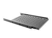 Pozostałe akcesoria sieciowe - Półka do szaf 19" LANBERG, 1000 mm, 1U - miniaturka - grafika 1