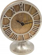 Zegary - Giftdeco Zegar Stołowy Drewniano-Metalowy - CLK-0533 - miniaturka - grafika 1