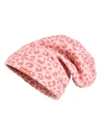 Czapki dla dzieci - Playshoes Polarowa czapka beanie w kolorze jasnoróżowym - miniaturka - grafika 1