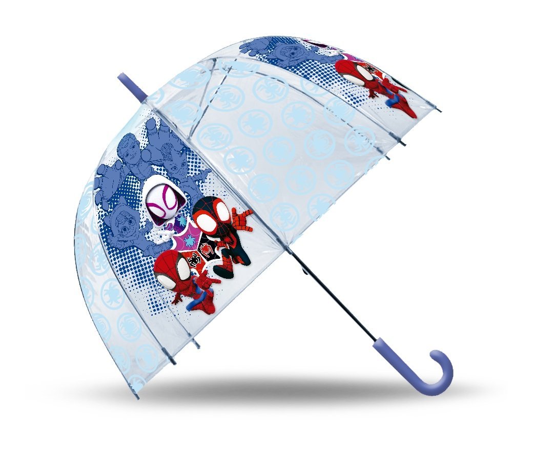 Kids Euroswan, parasolka przezroczysta spidey 19cali sp50095
