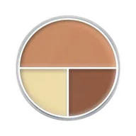 Podkłady do twarzy - Kryolan Ultrafoundation Trio, zestaw 3 podkładów, 40g, wariant C - miniaturka - grafika 1