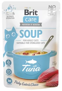 Brit Care Cat Soup Tuna saszetka 75g - Mokra karma dla kotów - miniaturka - grafika 1