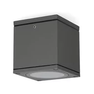 Lampy ogrodowe - Nieruchoma oprawa ogrodowa MICASA5 szara - miniaturka - grafika 1