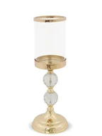 Świeczniki - Art pol ŚWIECZNIK SZKLANY LAMPION GLAMOUR 34,5x12,5 126811 126811 - miniaturka - grafika 1