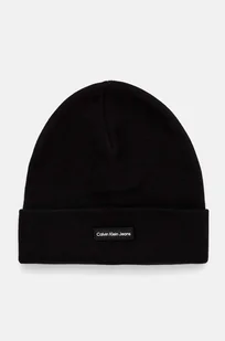Calvin Klein Jeans czapka kolor czarny  K50K512142 - Czapki męskie - miniaturka - grafika 1