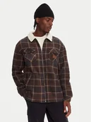 Kurtki męskie - Quiksilver Kurtka przejściowa EQYPF03080 Brązowy Regular Fit - miniaturka - grafika 1