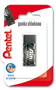 Gumka ołówkowa czarna Hi-Polymer - Gumki biurowe - miniaturka - grafika 1