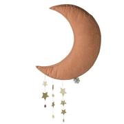 Picca Loulou Picca Loulou  -  Dekoracja Ścienna Sparkle Moon Pink With Stars 45 cm