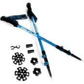 Kije trekkingowe - Spokey CARBON Kije trek. BK/BL - miniaturka - grafika 1