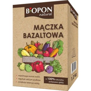 Mączka bazaltowa 1,2 kg BOPON NATURAL - Nawozy ogrodnicze - miniaturka - grafika 1