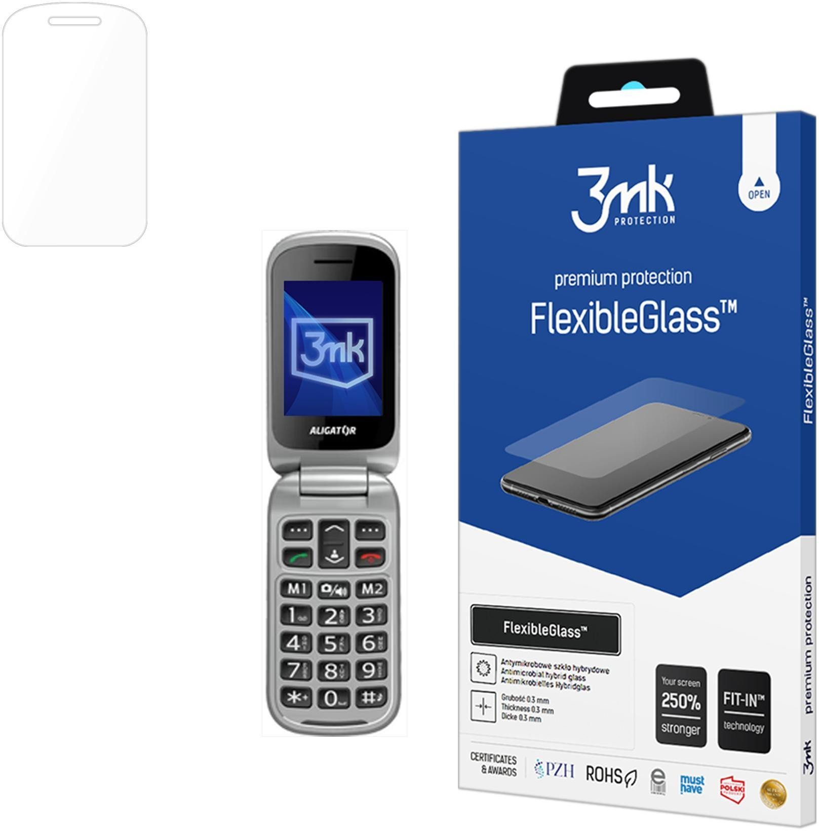 ALIGATOR V650 SENIOR - 3MK FLEXIBLEGLASS