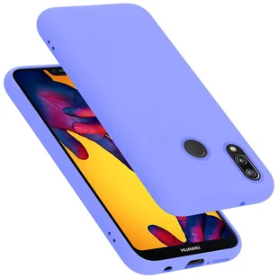 Pokrowiec Do Huawei P20 LITE 2018 / NOVA 3E Etui w LIQUID JASNY FIOLET TPU Silikon Case Cover Obudowa Ochronny Cadorabo - Etui i futerały do telefonów - miniaturka - grafika 1