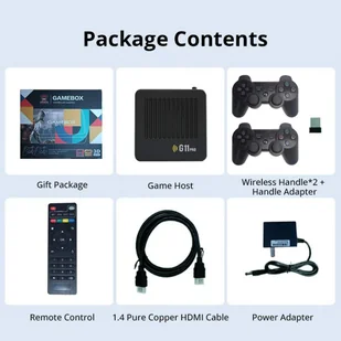 G11 Pro Game Box Amlogic S905X3 64-bit, 16GB eMMC, Android 9.0, 5G WiFi, 64GB TF Card - 15,000 Games - EU Plug - Konsole i gry retro - miniaturka - grafika 6