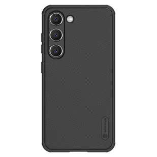 Nillkin Super Frosted Shield Pro etui Samsung Galaxy S23+ pancerny pokrowiec + podstawka na telefon czarne - Etui i futerały do telefonów - miniaturka - grafika 1