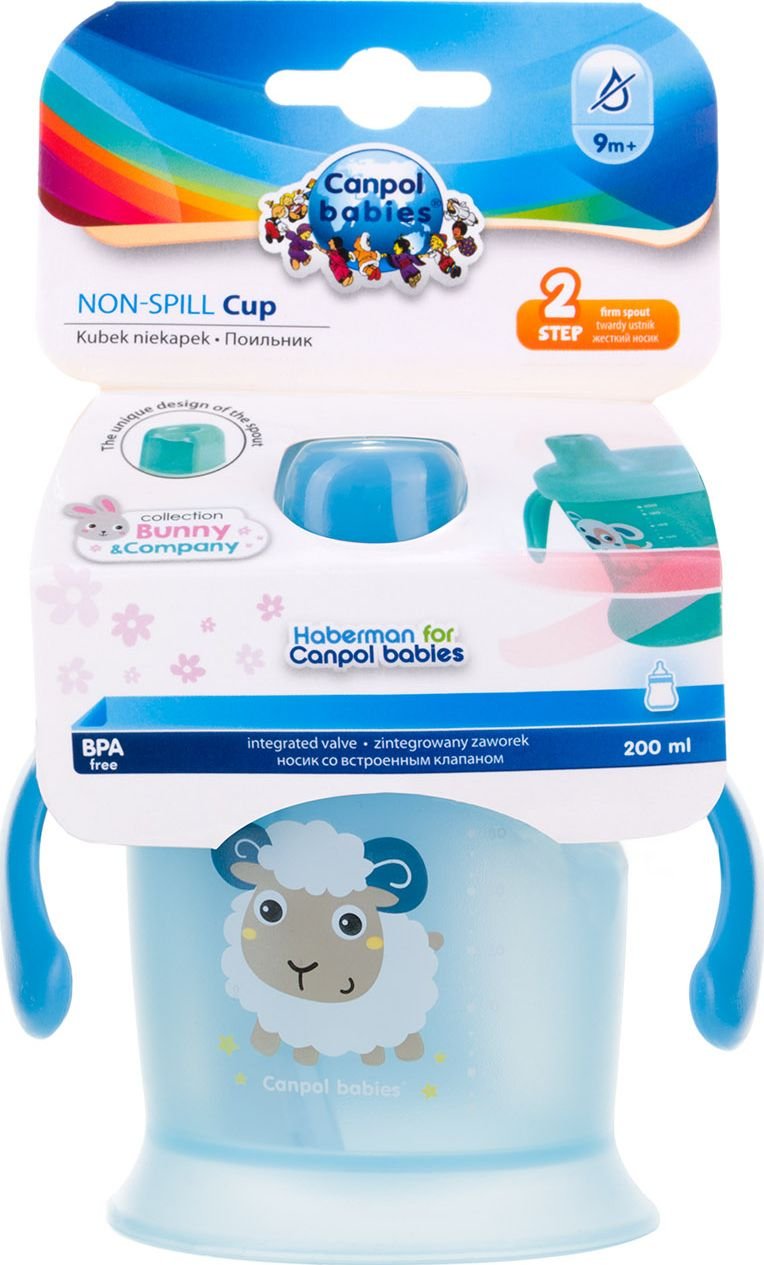 Canpol Kubek niekapek 200 ml Owieczka niebieski 31/300 Canpol babies