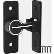 Zawiasy, okucia i inne akcesoria - Zamek do drzwi przesuwnych, zamek do drzwi przesuwnych, zamek do drzwi stodołowych, zamek do drzwi wahadłowych 90°, hak do drzwi - miniaturka - grafika 1