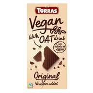 Ciastka - Czekolada wegańska z ekstraktem owsianym bez dodatku cukru 100g Torras - miniaturka - grafika 1