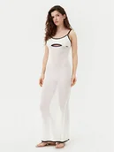 Sukienki - KARL LAGERFELD Sukienka plażowa A1W46032 Beżowy Slim Fit - miniaturka - grafika 1