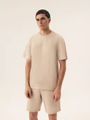 Piżamy męskie - Piżama męska Olive Henderson beżowy XL - Esotiq&Henderson - miniaturka - grafika 1