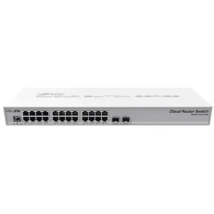 MIKROTIK CRS326-24G-2S+RM Switch 24x RJ45 1000Mb/s 2x SFP+ - Pozostałe akcesoria sieciowe - miniaturka - grafika 1