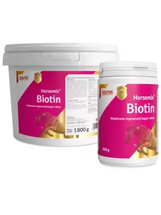 DOLFOS Horsemix Biotin 600g - Akcesoria jeździeckie - miniaturka - grafika 1