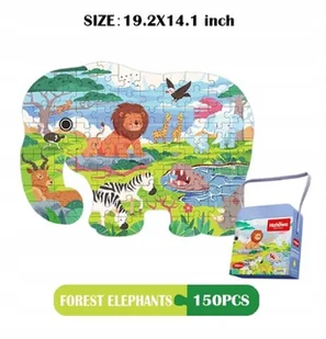 Puzzle Hahowa - Zwierzęta Savanny Dla Dzieci - Puzzle - miniaturka - grafika 1