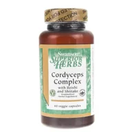 Suplementy naturalne - Swanson Cordyceps Complex, 60 kapsułek - miniaturka - grafika 1