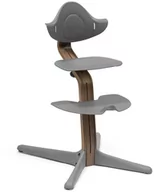 Krzesełka do karmienia - Stokke Nomi - wielofunkcyjne krzesełko nowej generacji  | Walnut Grey - miniaturka - grafika 1