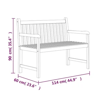 5-częściowy zestaw mebli ogrodowych, lite drewno tekowe - Meble ogrodowe - miniaturka - grafika 13