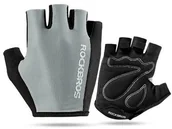 Rękawiczki rowerowe - Rękawiczki rowerowe Rockbros L czarny + PORADNIK ZDROWEGO ŻYCIA ERCOLE - miniaturka - grafika 1