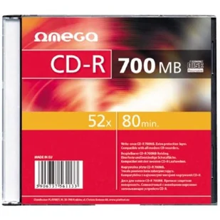 Omega CD-R 700MB 52x Slim CASE*1 [56113] OMS1 - Nośniki danych - miniaturka - grafika 1
