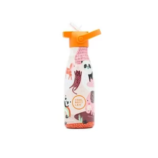 Cool Bottles Butelka termiczna Kids 260 ml Triple cool Panda gang - Zestawy naczyń dla dzieci - miniaturka - grafika 1