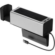 Akcesoria motoryzacyjne - Baseus Baseus samochodowy organizer uchwyt na kubek HUB 2x USB do ładowania czarny (CRCWH-A01) - Czarny CRCWH-A01 - miniaturka - grafika 1