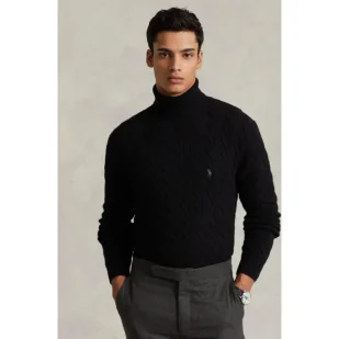 POLO RALPH LAUREN Wełniany golf | Slim Fit | z dodatkiem kaszmiru - Swetry męskie - miniaturka - grafika 1