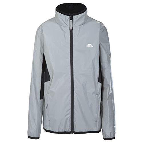 Trespass Unisex dziecięca kurtka wyróżniająca się aktywna Szary srebrny odblaskowy Size 9/Size 10