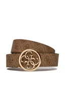 Paski - Guess Pasek Damski BW9166 P4235 Brązowy - miniaturka - grafika 1