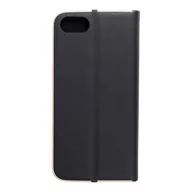 Etui i futerały do telefonów - Forcell Kabura LUNA Book Gold do IPHONE 7 / 8 / SE 2020 czarny - miniaturka - grafika 1