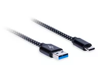 Kable USB - Kabel AQ USB/USB-C 1m xpc67010) Czarny - miniaturka - grafika 1