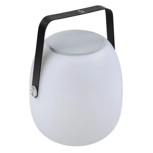 Bo-Camp Lampa stołowa LED z głośnikiem Bluetooth Wade, biało-czarna - Latarki - miniaturka - grafika 1