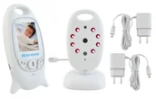 Elektroniczne nianie i monitory oddechu - Iso Trade, Niania elektroniczna z cyfrową kamerą i monitorem, Biały - miniaturka - grafika 1