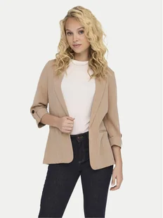 ONLY Marynarka Marsa 15308084 Beżowy Loose Fit - Marynarki i żakiety damskie - miniaturka - grafika 1