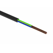 Przewody elektryczne - Przewód OWY 3x2,5 żo H05VV-F oponowy, warsztatowy 300/500V, CZARNY, krązki 100m; ZAMEL - miniaturka - grafika 1