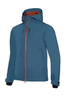 Kurtki i kamizelki sportowe męskie - Kurtka męska softshell Alpinus Aso niebieski - miniaturka - grafika 1